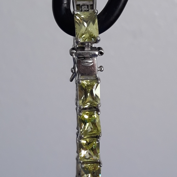 R CZ 925 CHINA STERLING SILVER BRACELET - Picture 7 of 9